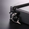 CollaresCollar con colgante en forma de tiburón - acero inoxidable - estilo punk