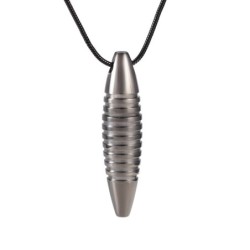 CollarCollar con colgante en forma de bala - soporte para cenizas de cremación conmemorativa - mini urna - abrible