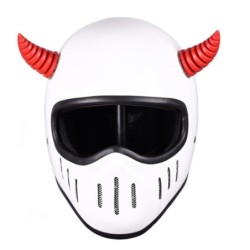 Partes de motosDecoración para casco de moto - cuerno de diablo con ventosa - 2 piezas