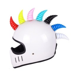 Partes de motosDecoración para casco de moto - cuerno de diablo con ventosa - 2 piezas