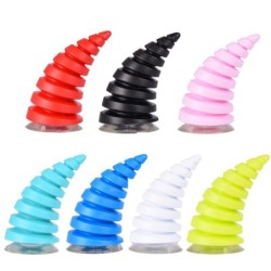 Partes de motosDecoración para casco de moto - cuerno de diablo con ventosa - 2 piezas