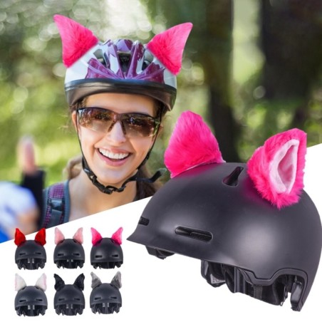 Motorcycle helmet decoration - plush cat earsMotorbike parts