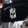 Reflective car / motorcycle sticker - skull / Aces cardsStickers