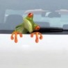 PegatinasEtiqueta engomada de la ventana del coche - rana que mira a escondidas - impermeable