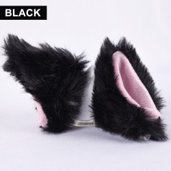 Motorcycle helmet decoration - plush cat earsMotorbike parts