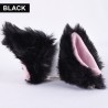 Partes de motosDecoración de casco de moto - orejas de gato de peluche