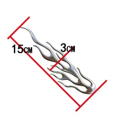 PegatinasAdhesivo para coche/moto - llama de fuego 3D