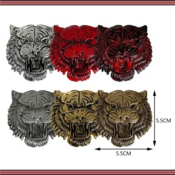 PegatinasAdhesivo metálico para coche - emblema - cabeza de tigre 3D