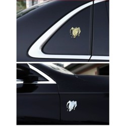 Car / motorcycle sticker - metal emblem - wicked clownStickers
