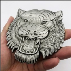PegatinasAdhesivo para coche/moto - emblema de metal - cabeza de tigre 3D