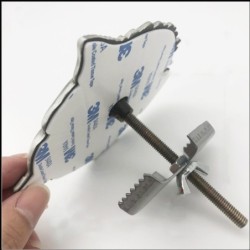 PegatinasAdhesivo para coche/moto - emblema de metal - cabeza de tigre 3D