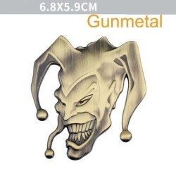 Car / motorcycle sticker - metal emblem - wicked clownStickers