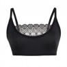 Sexy wireless bra - short top - with laceLingerie