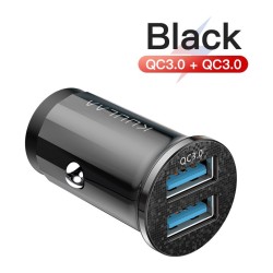 Accesorios de interiorMini - cargador de coche dual USB - carga rápida - tipo-C - 48W - QC3.0 PD3.0
