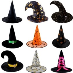 DisfracesSombrero largo de bruja / mago - cinta / encaje / araña / estrellas - para fiesta de disfraces / Halloween