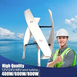 EólicaAerogenerador - dinamo vertical - energía alternativa - 400W / 600W / 800W - 12V / 24V / 48V