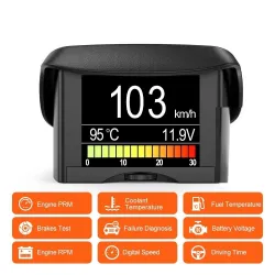 DiagnósticoANCEL A20 - computadora de a bordo para automóvil - pantalla digital - escáner OBD2 - indicador de velocidad / con...