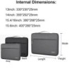 Computadora & LaptopFunda protectora para portátil - con cremallera / asa - impermeable - para MacBook Pro / Air - 13" - 14" ...