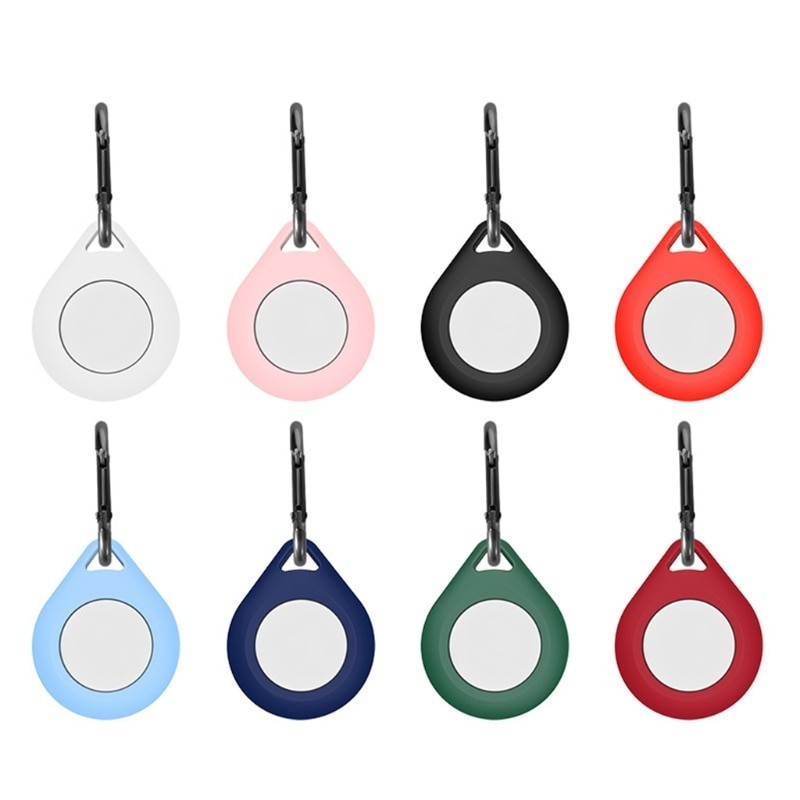 LlavesFunda protectora de silicona - para AirTags / rastreador Bluetooth - con mosquetón