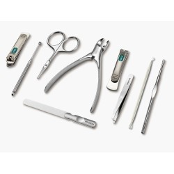 EquiposMr.Green - set de manicura profesional - cortaúñas / tijeras / pinzas - 9 piezas