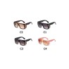 Gafas de solGafas de sol grandes de moda - con tinte - con adorno de metal dorado - unisex