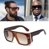 Gafas de solGafas de sol grandes de moda - con tinte - con adorno de metal dorado - unisex