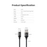 CablesUgreen - Cable USB tipo C - Carga rápida - 6A/5A - 100W - 480Mbps