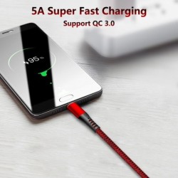 Fast charging / data cable - USB type-C - 5AChargers