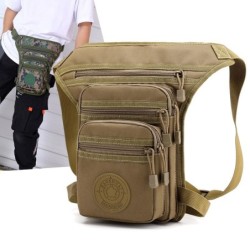 Tactical / military small bag - with waist / leg / shoulder belt - nylonBags