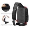 MochilasBandolera multifunción - Mochila para portátil de 9,7" - con puerto de carga USB - resistente al agua