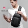 MochilasBolso de hombro de moda para computadora portátil - mochila con puerto de carga USB - resistente al agua