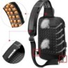 MochilasBolso de hombro de moda para computadora portátil - mochila con puerto de carga USB - resistente al agua