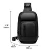 MochilasBolso de hombro de moda para computadora portátil - mochila con puerto de carga USB - resistente al agua