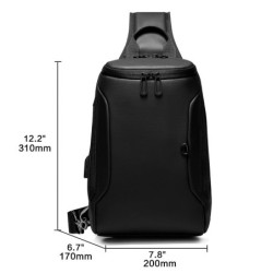 MochilasBandolera de moda - mochila para iPad de 9,7" - con puerto de carga USB - resistente al agua