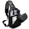 Fashionable crossbody bag - backpack for 9.7" iPad - with USB charging port - waterproofBackpacks