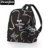 MochilasMinimochila de moda - resistente al agua - cara abstracta impresa