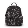 MochilasMinimochila de moda - resistente al agua - cara abstracta impresa