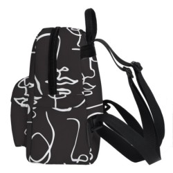 MochilasMinimochila de moda - resistente al agua - cara abstracta impresa