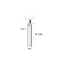 CollarColgante clásico en forma de palo - con cadena - tungsteno - unisex