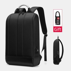 MochilasElegante mochila para portátil - extrafina - resistente al agua - con puerto de carga USB