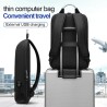 MochilasElegante mochila para portátil - extrafina - resistente al agua - con puerto de carga USB