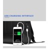 MochilasElegante mochila para portátil - extrafina - resistente al agua - con puerto de carga USB