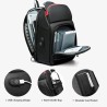MochilasBandolera multifunción - Mochila para portátil de 9,7" - con puerto de carga USB - resistente al agua