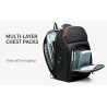 MochilasBandolera multifunción - Mochila para portátil de 9,7" - con puerto de carga USB - resistente al agua