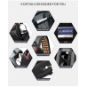 MochilasBandolera multifunción - Mochila para portátil de 9,7" - con puerto de carga USB - resistente al agua