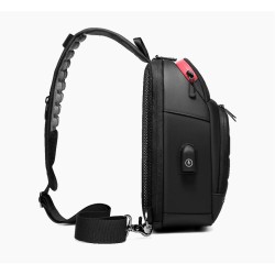 MochilasBandolera multifunción - Mochila para portátil de 9,7" - con puerto de carga USB - resistente al agua