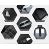 MochilasBolso de hombro de moda para computadora portátil - mochila con puerto de carga USB - resistente al agua
