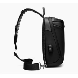 Fashionable crossbody bag - backpack for 9.7" iPad - with USB charging port - waterproofBackpacks