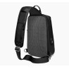 Fashionable crossbody bag - backpack for 9.7" iPad - with USB charging port - waterproofBackpacks