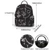 MochilasMinimochila de moda - resistente al agua - cara abstracta impresa